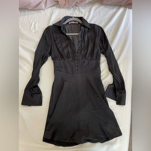 Urban Outfitters Black Long Sleeve Dress